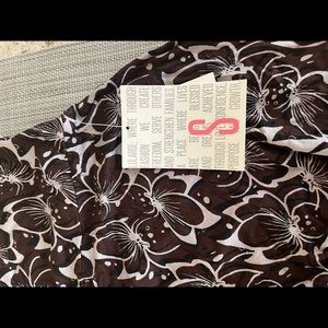 LulaRoe Azure A-line slinky butterfly print skirt